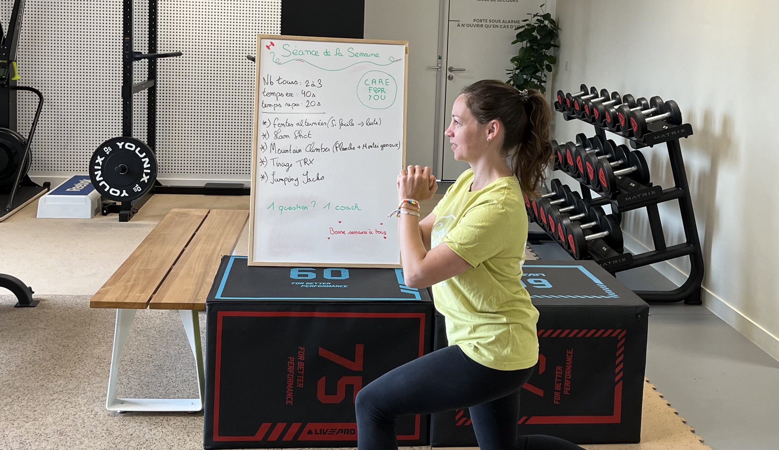 Testez le training de la semaine !